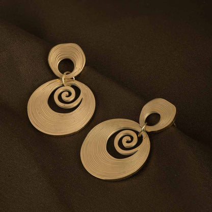 Twirling Circle Earrings