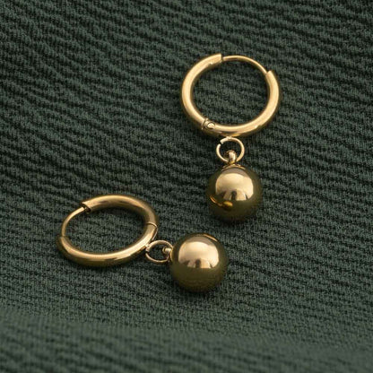 Golden Orb Earrings