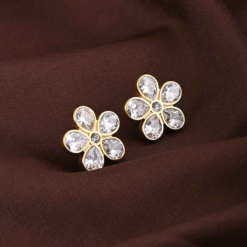 Blooming Diamonds Stud Earring