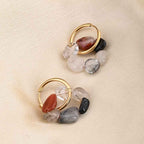 Boho Gold Hoop Earrings