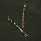 Elegant Gold Stone Drop earrings