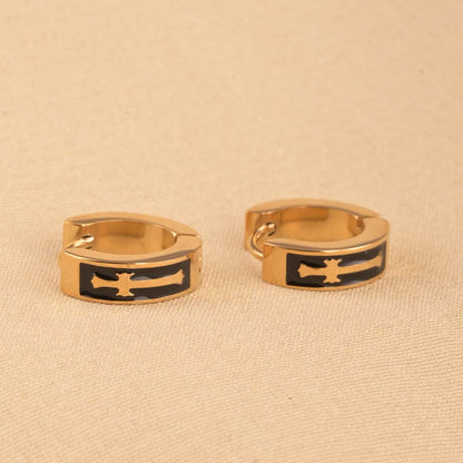 Faith and Fashion Gold Hoop Earrings