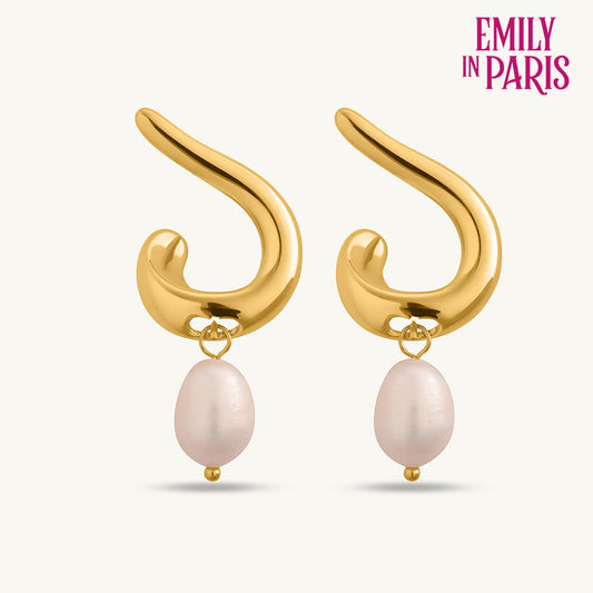Pearl Rhythm Stud Earrings