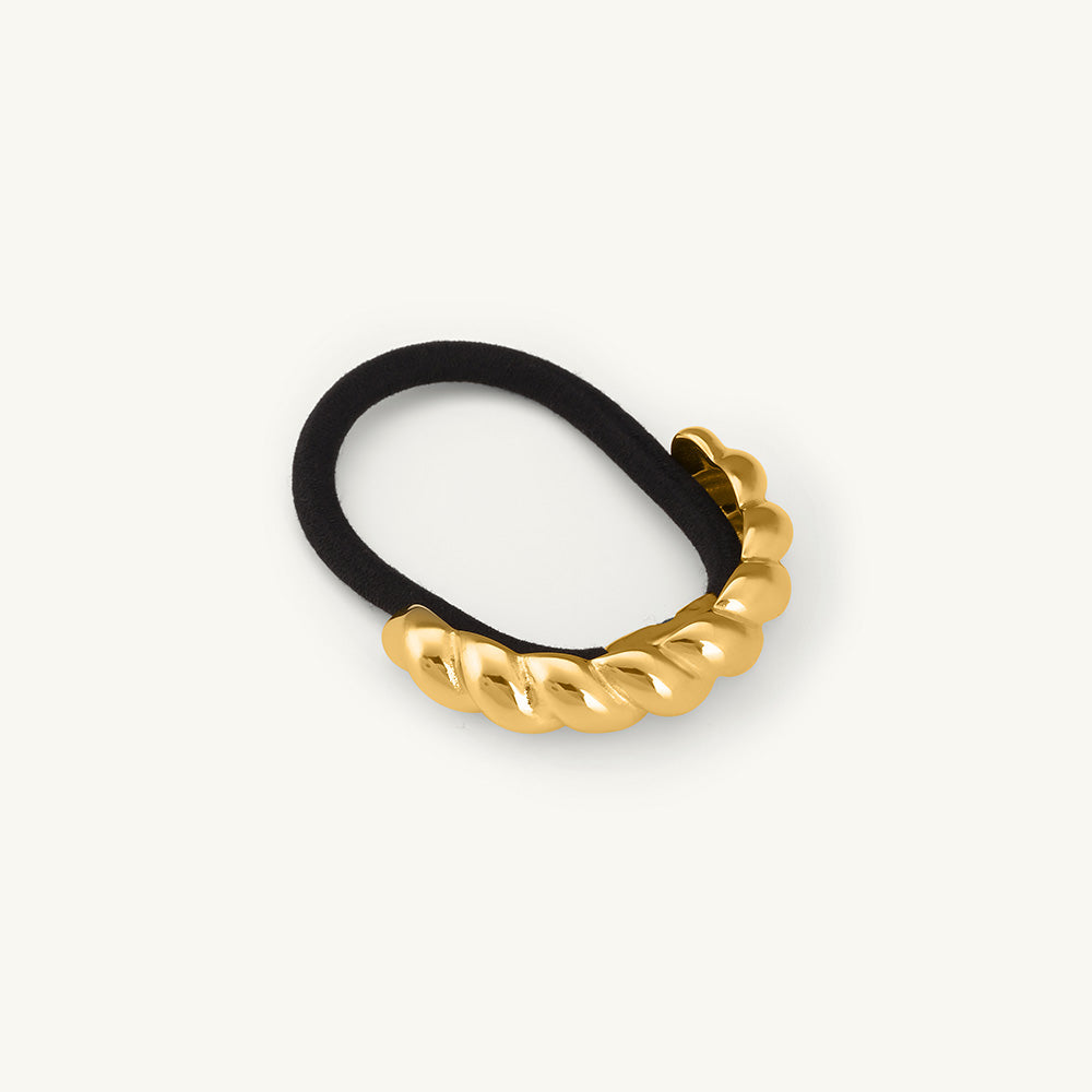 Croissant Hair Tie | Gold