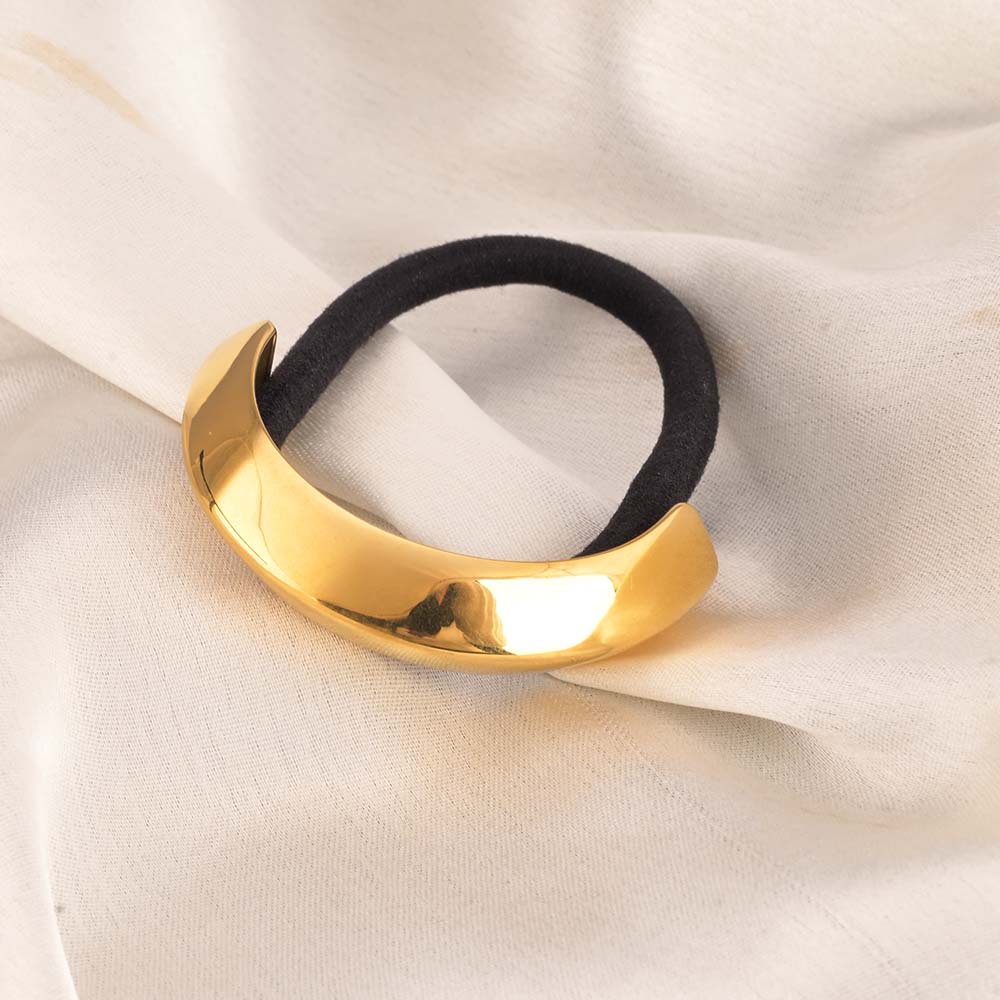 Curve Hair Tie | Gold