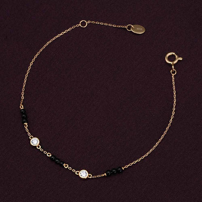 Kaamakya Mangalsutra Bracelet | 18K Gold Vermeil