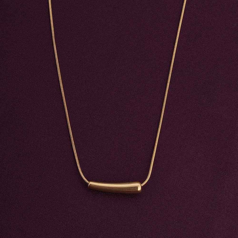 Egg Plant Pendant Necklace