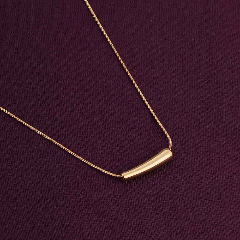 Egg Plant Pendant Necklace