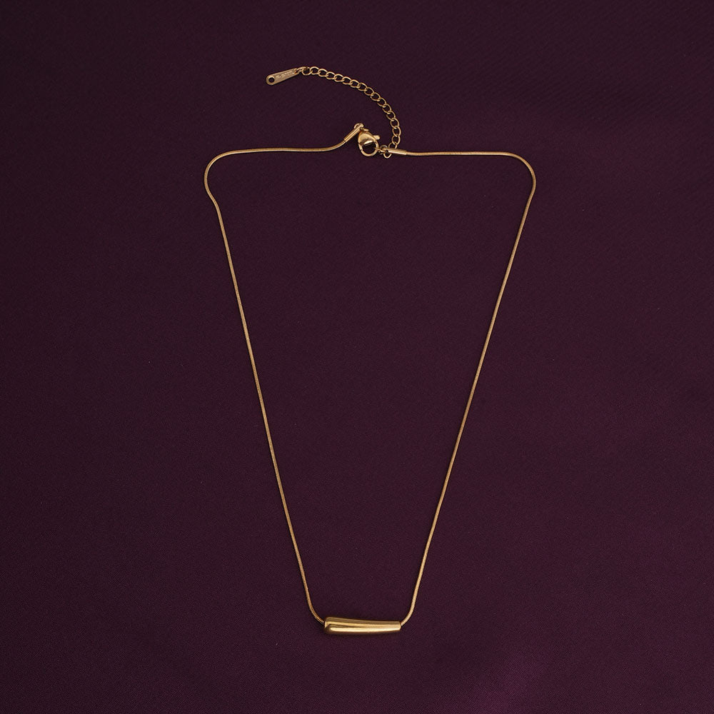 Egg Plant Pendant Necklace