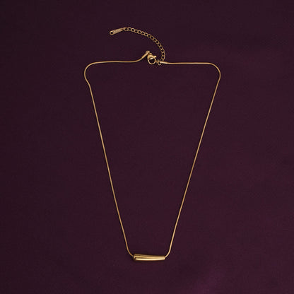 Egg Plant Pendant Necklace