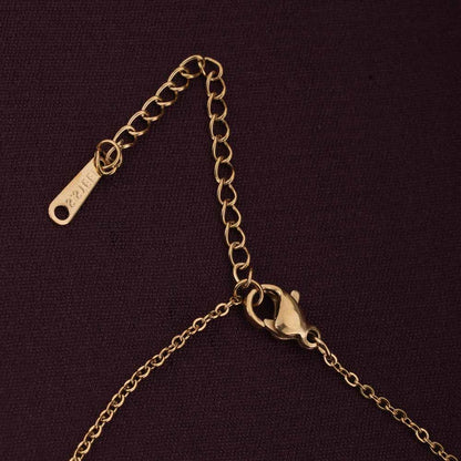 V Shaped Pendant Necklace