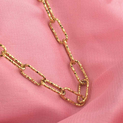Shimmering Link Chain Necklace
