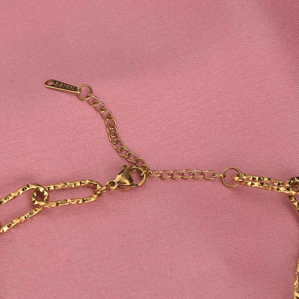 Shimmering Link Chain Necklace
