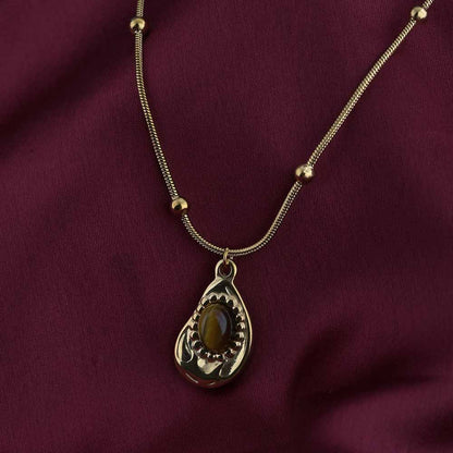 Unique Gold Bead Necklace