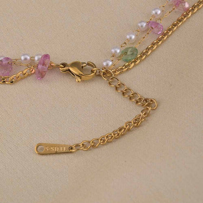Rainbow of Gems Layered Necklace