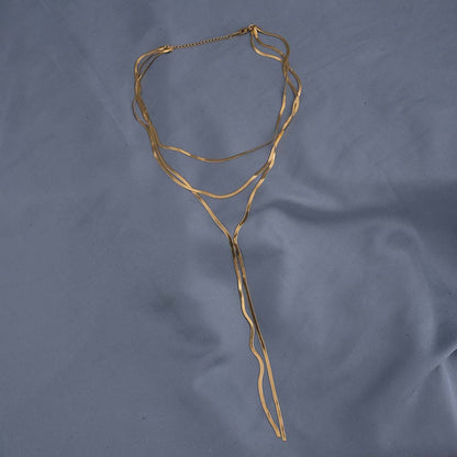 Multi-Stand Gold Necklace