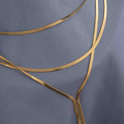 Multi-Stand Gold Necklace