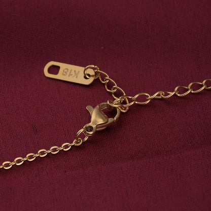 Simple Chain Necklace with Star Charm