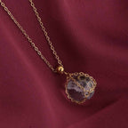 Crystal Eye Catching Chain Necklace