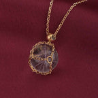 Crystal Eye Catching Chain Necklace