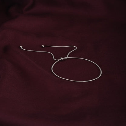 Minimalist Design Snake Chain Round Anklet