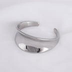 Bold Wave Cuff Bracelet