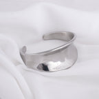 Bold Wave Cuff Bracelet
