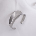 Bold Wave Cuff Bracelet