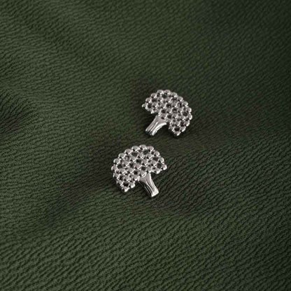 Silver Tree Earrings