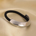 Curve Hair Tie | Silver