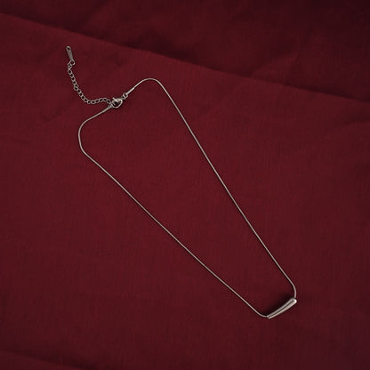 Urban Edge Silver Necklace