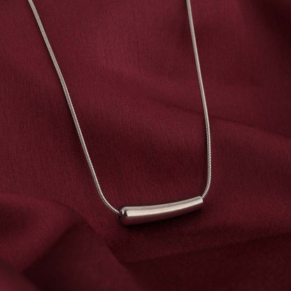 Urban Edge Silver Necklace