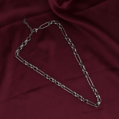 Silver Figaro Chain Necklace