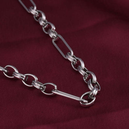 Silver Figaro Chain Necklace