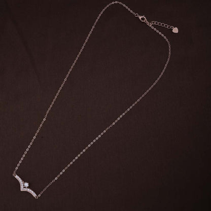 Starlit Elegance Necklace | Rose Gold