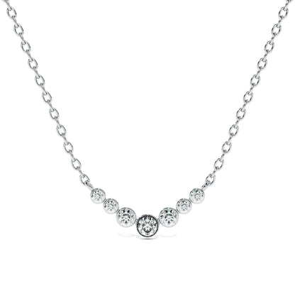 Stepping Stone 9KT Gold Lab Grown Diamond Necklace