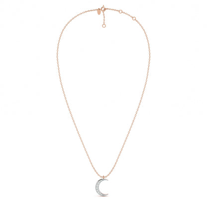 Moonlight 9KT Gold Lab Grown Diamond Necklace