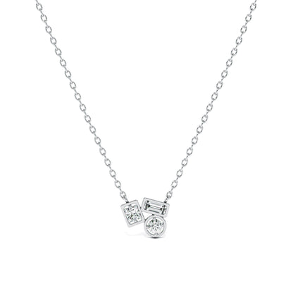 Symphony Of Stones 9KT Gold Lab Grown Diamond Necklace