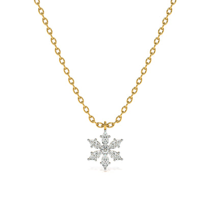 Eternal Blossom 9KT Gold Lab Grown Diamond Necklace
