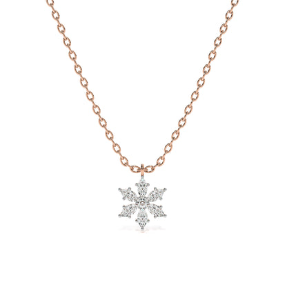 Eternal Blossom 9KT Gold Lab Grown Diamond Necklace