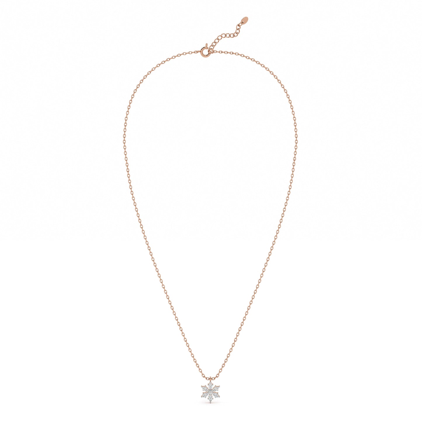 Eternal Blossom 9KT Gold Lab Grown Diamond Necklace