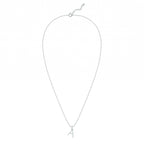 Elegant Initial 9KT Gold Lab Grown Diamond Necklace