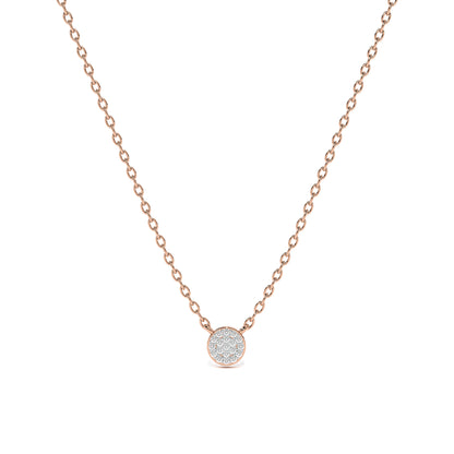 Celeste Cluster 9KT Gold Lab Grown Diamond Necklace