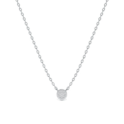 Celeste Cluster 9KT Gold Lab Grown Diamond Necklace
