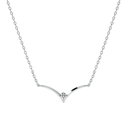 Vivid Glow 9KT Gold Lab Grown Diamond Gold Necklace