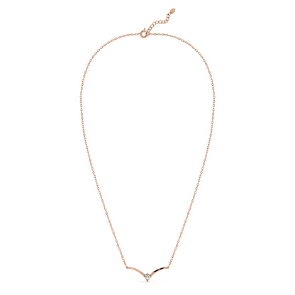 Vivid Glow 9KT Gold Lab Grown Diamond Gold Necklace