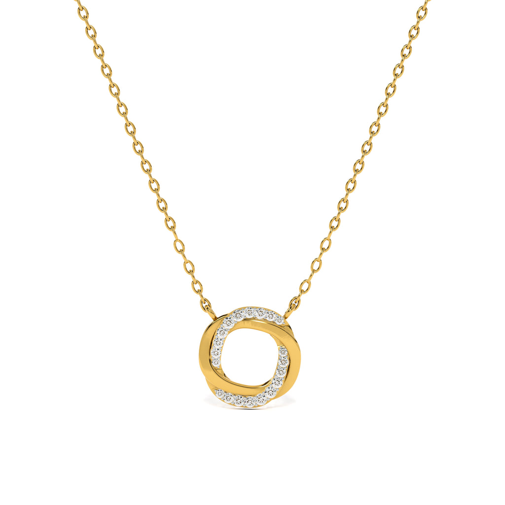 Cherished Connection 9KT Gold Lab Grown Diamond Necklace