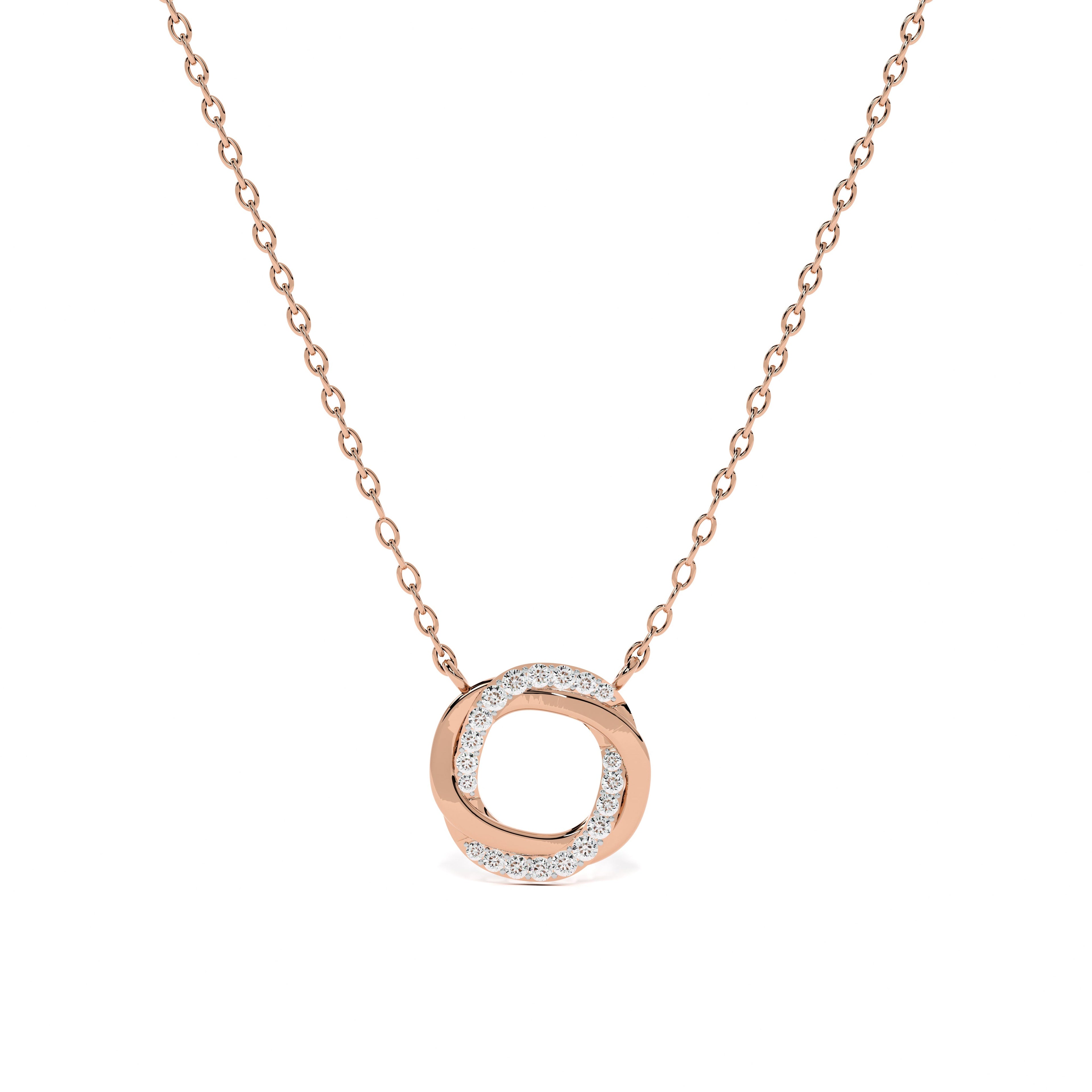 Cherished Connection 9KT Gold Lab Grown Diamond Necklace