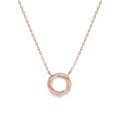 Cherished Connection 9KT Gold Lab Grown Diamond Necklace