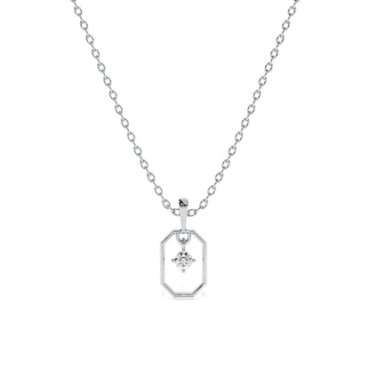 Vera Glow 9KT Gold Lab Grown Diamond Pendant